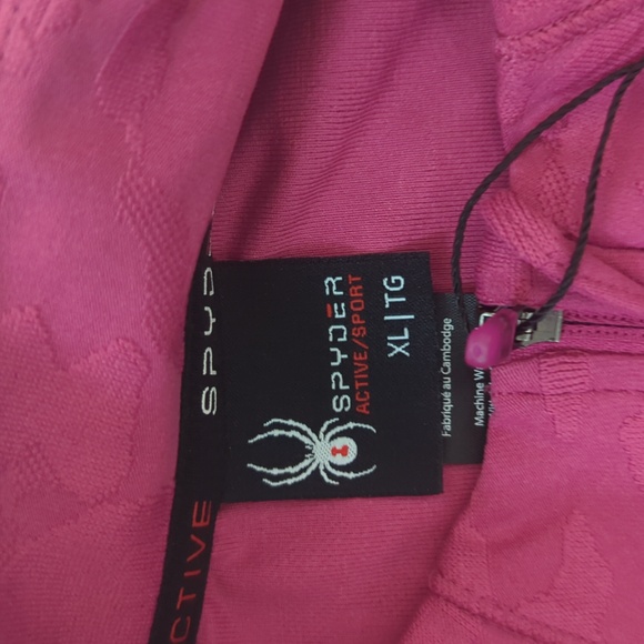 XL Spyder Active wear 1/4 Zip Top - Picture 5 of 11